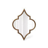 Antique Gold Moroccan Ogee Mirror-Wall Mirror-Parc Decor