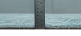 Antique Gray and Blue Hand Knotted 8x10 Oushak Turkish Wool Area Rug