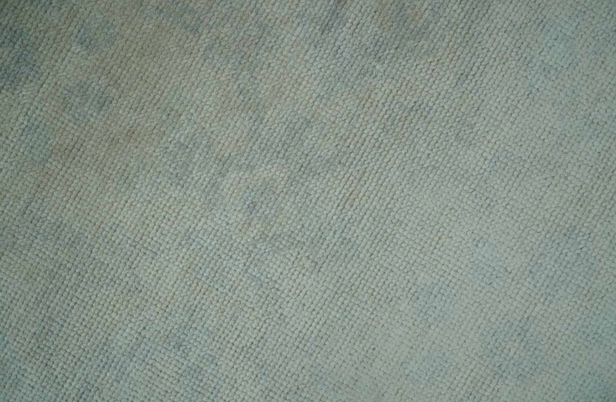 Antique look Beige and Gray Hand Knotted Oriental Oushak 8x10 wool Area Rug
