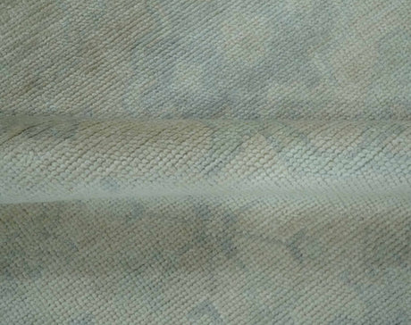 Antique look Beige and Gray Hand Knotted Oriental Oushak 8x10 wool Area Rug