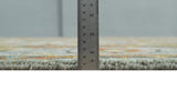 Antique Moss All Wool Traditional Persian Silver, Rust and Green Hand knotted Oushak Area Rug