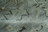 Antique Oushak Silver and Charcoal Multi size Wool Area Rug