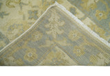 Antique Persian 2x3 Beige and Gray Hand Knotted Wool Area Rug