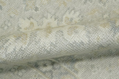 Antique Persian 2x3 Beige and Gray Hand Knotted Wool Area Rug