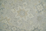 Antique Persian 2x3 Beige and Gray Hand Knotted Wool Area Rug