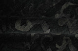Antique Style Charcoal, Gray and Silver 8x10 Hand knotted wool Area Rug