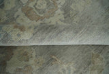 Antique style Gray and Beige 9x12 Hand knotted Oushak wool Area Rug