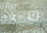 Antique style Ivory and Beige Hand Knotted Traditional Design 5x8 wool Area Rug