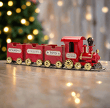 Antique Toy Train on Track Christmas Decor-christmas decor-Parc Decor