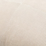 Aqil Beige Corduroy Patchwork Accent Pillow-Throw Pillows-Parc Decor