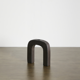 Arch Wooden Taper Candlestick Holder