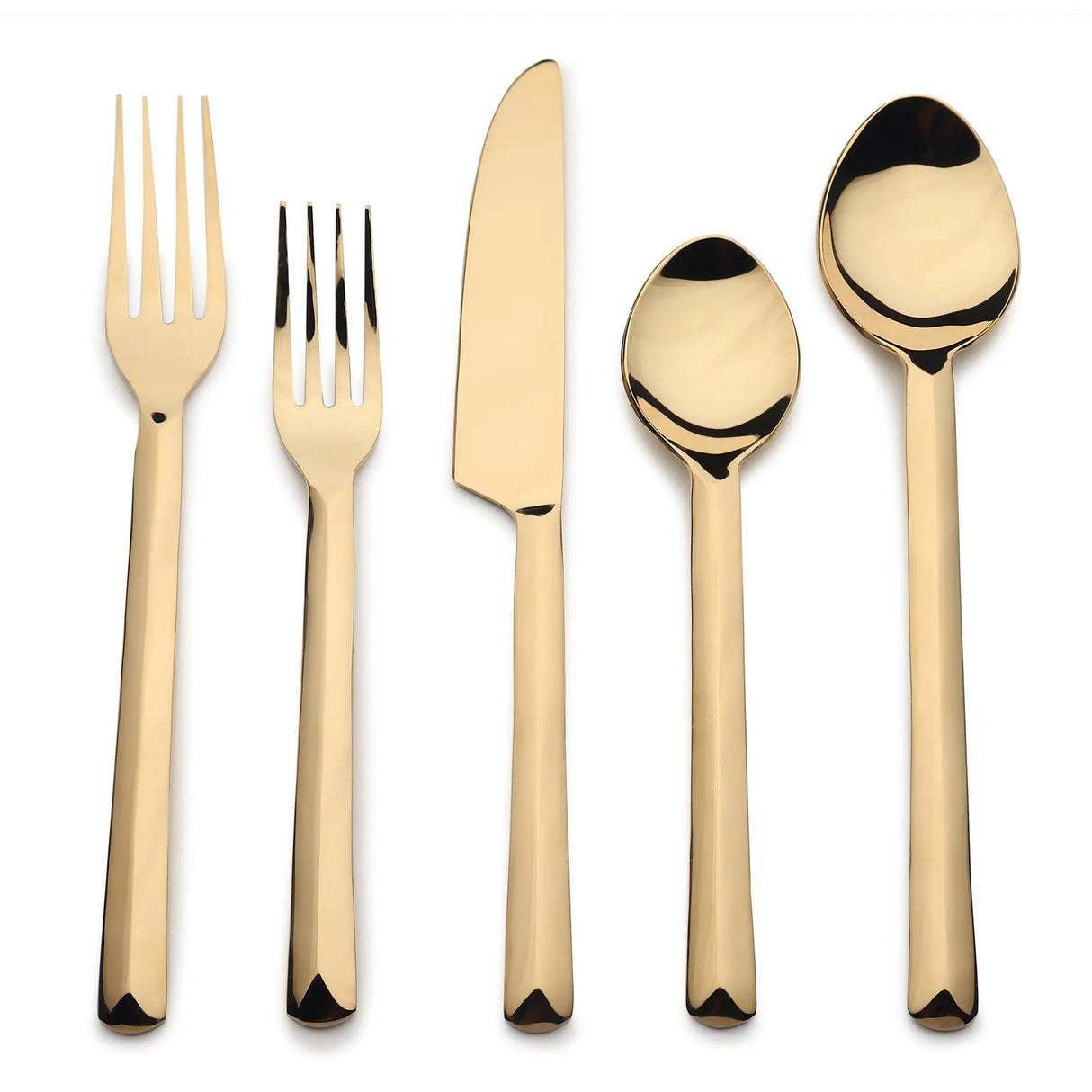 Ariella PVD 5 Pc. Flatware Set-flatware set-Parc Decor