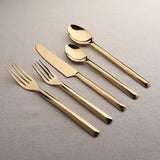 Ariella PVD 5 Pc. Flatware Set-flatware set-Parc Decor