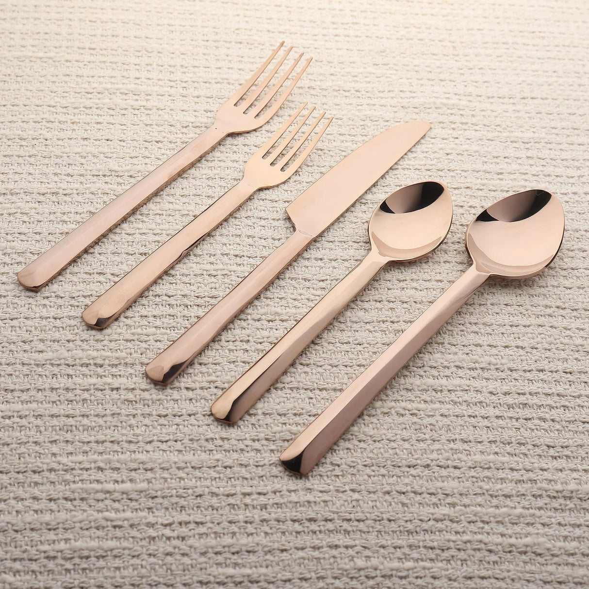 Ariella PVD 5 Pc. Flatware Set-flatware set-Parc Decor