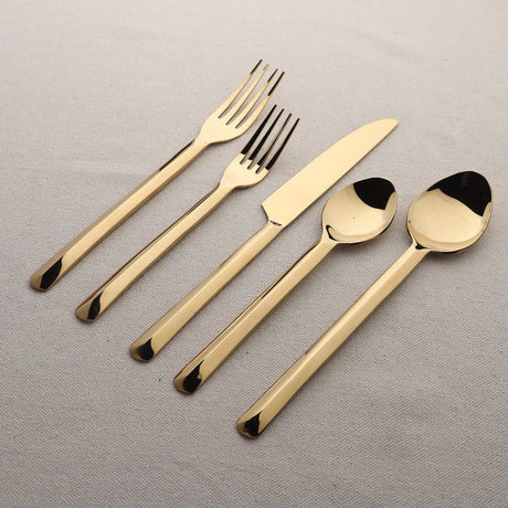 Ariella PVD 5 Pc. Flatware Set-flatware set-Parc Decor