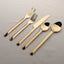 Ariella PVD 5 Pc. Flatware Set
