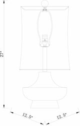 Aringay Aqua Textured Table Lamp-Lighting-Parc Decor