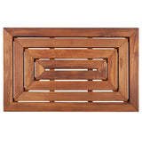 Aromi Oiled Teak Shower and Bath Mat 31.4″ x 19.6″