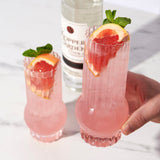 Art Deco Crystal Highball Glasses Set of 2-product_type::stemless_cocktail_glasses-Parc Decor