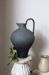 Arthur Black Terracotta Jug-Vases and Jars-Parc Decor