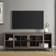 Arthur Industrial TV Stand with Sliding Mesh Door-Entertainment-Parc Decor
