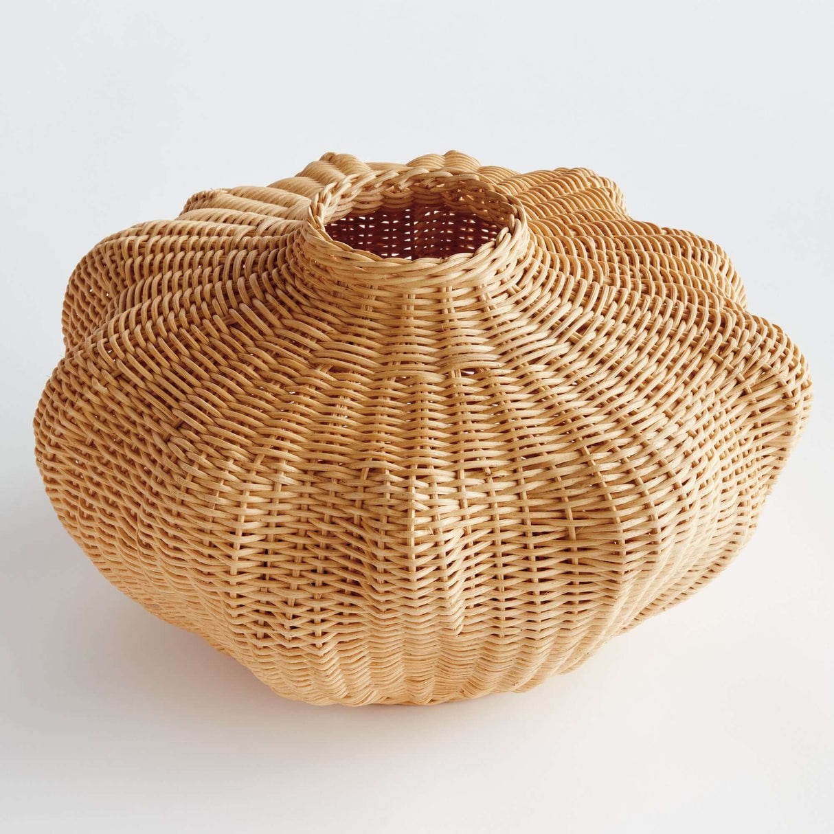 Artisan Rattan Vase for Boho and Coastal Décor-vase-Parc Decor