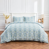 Arts & Crafts Floral Printed Duvet Set