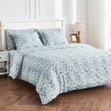 Arts & Crafts Floral Printed Duvet Set-Duvets-Parc Decor