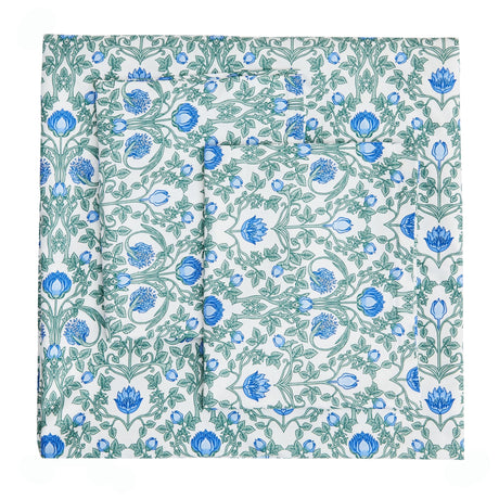 Arts & Crafts Floral Printed Duvet Set-Duvets-Parc Decor