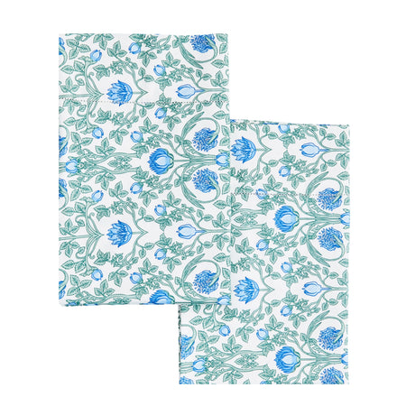 Arts & Crafts Floral Printed Pillowcase Pair-Pillowcase-Parc Decor