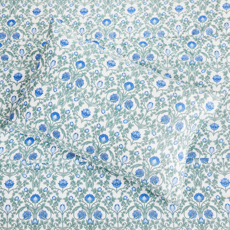 Arts & Crafts Floral Printed Sheet Set-Sheets-Parc Decor