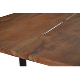 Athea Butterfly Dark live Edge Dining Table - 84"-Dining Table-Parc Decor