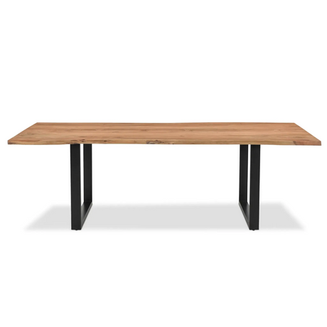 Athea Butterfly Natural live Edge Dining Table - 96"-Dining Table-Parc Decor