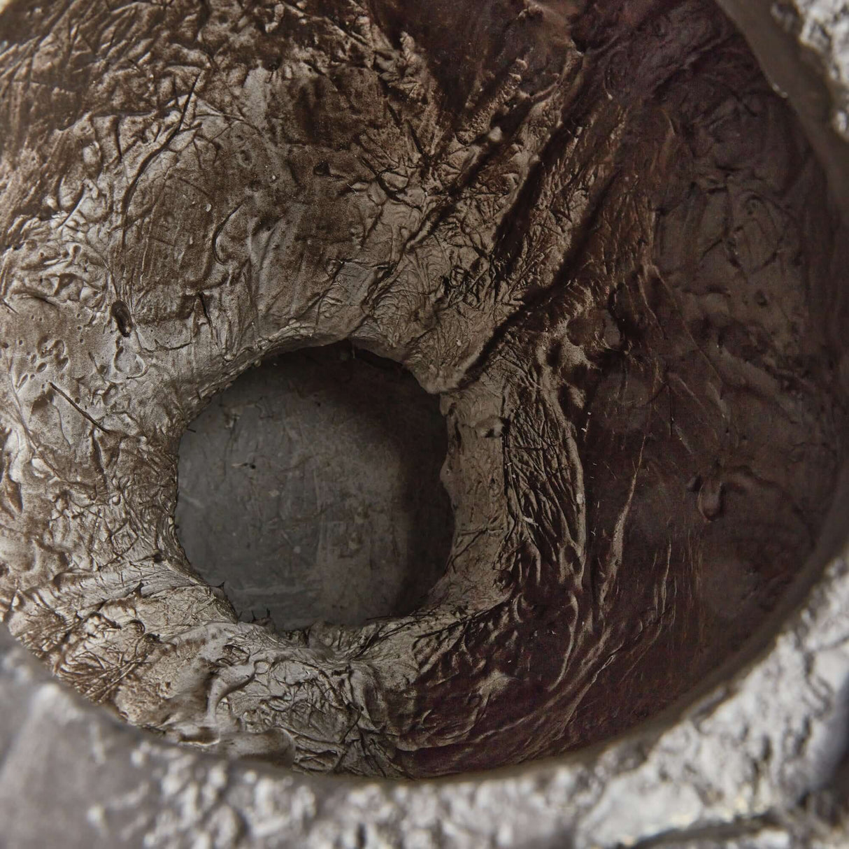 Athena Bust Planter Vessel in Antique Black-Planter-Parc Decor