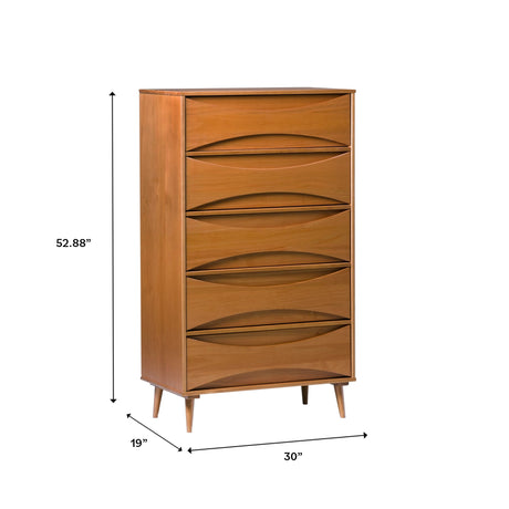Atticus Solid Wood Mid-Century Modern Chest