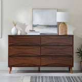 Atticus Solid Wood Mid-Century Modern Dresser-Bedroom-Parc Decor