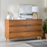 Atticus Solid Wood Mid-Century Modern Dresser-Bedroom-Parc Decor