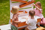Avenlur Large Wooden Water Table – Multi-Level Sensory Play Station