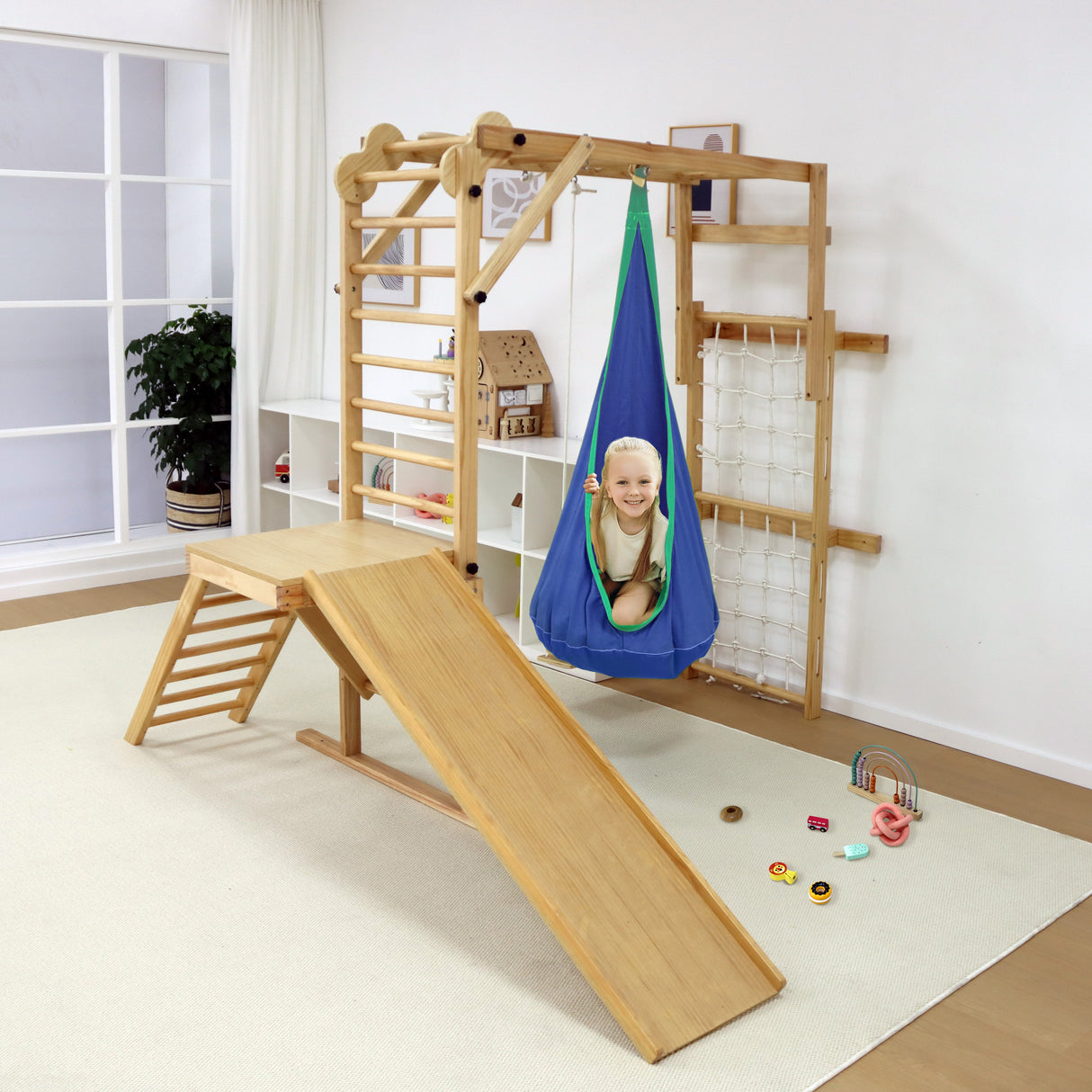 Avenlur Sensory Swing Hammock – Tear Drop Attachment for Grove, Walnut, Neem & Betula Indoor Climbers