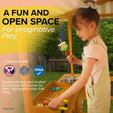 Avenlur Sumac Outdoor Wooden Play Market, Root View Planter, Mud Kitchen & Grill Station