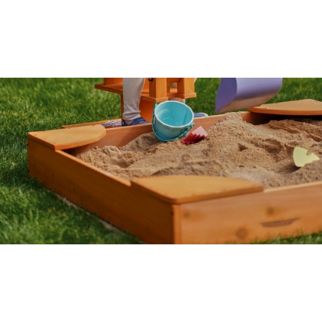 Avenlur Wooden Sandbox – Durable Outdoor Play Area, Perfect for Excavator-Outdoor-Parc Decor