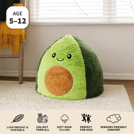 Avocado PlushiPals-bean filled-Parc Decor