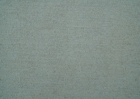 Azure Custom Made Geometrical Charcoal And Gray Hand Tufted Wool Rug