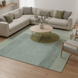 Azure Custom Made Modern Design Beige And Gray Hand Tufted Wool Rug