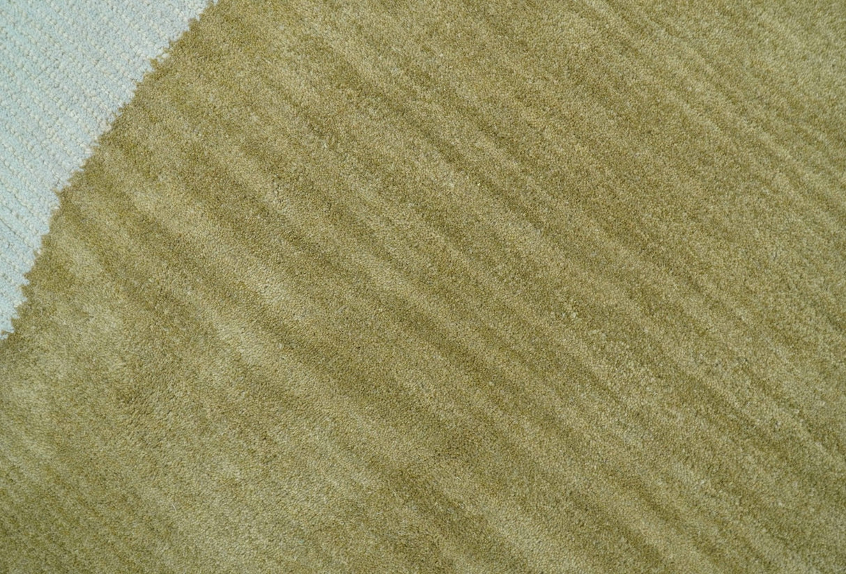 Azure Custom Made Modern Design Beige And Gray Hand Tufted Wool Rug
