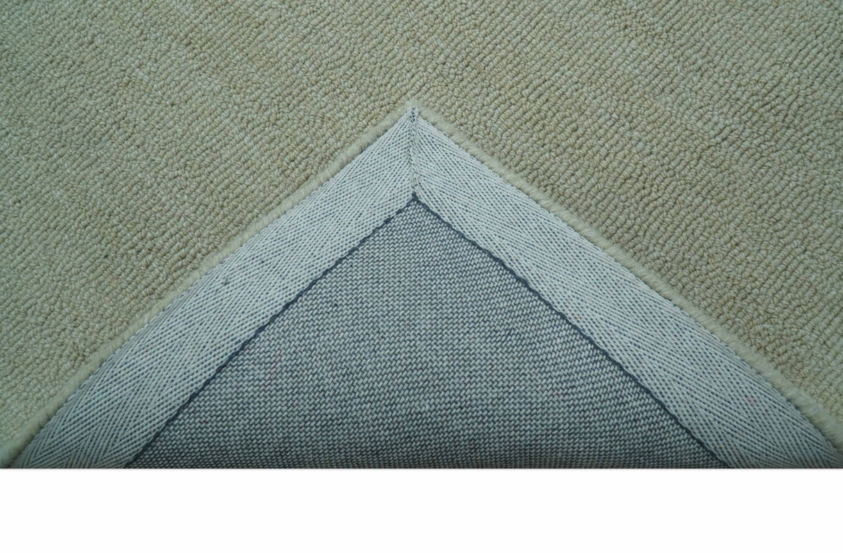 Azure Custom Made Modern Design Beige And Gray Hand Tufted Wool Rug