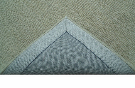 Azure Custom Made Modern Design Beige And Gray Hand Tufted Wool Rug