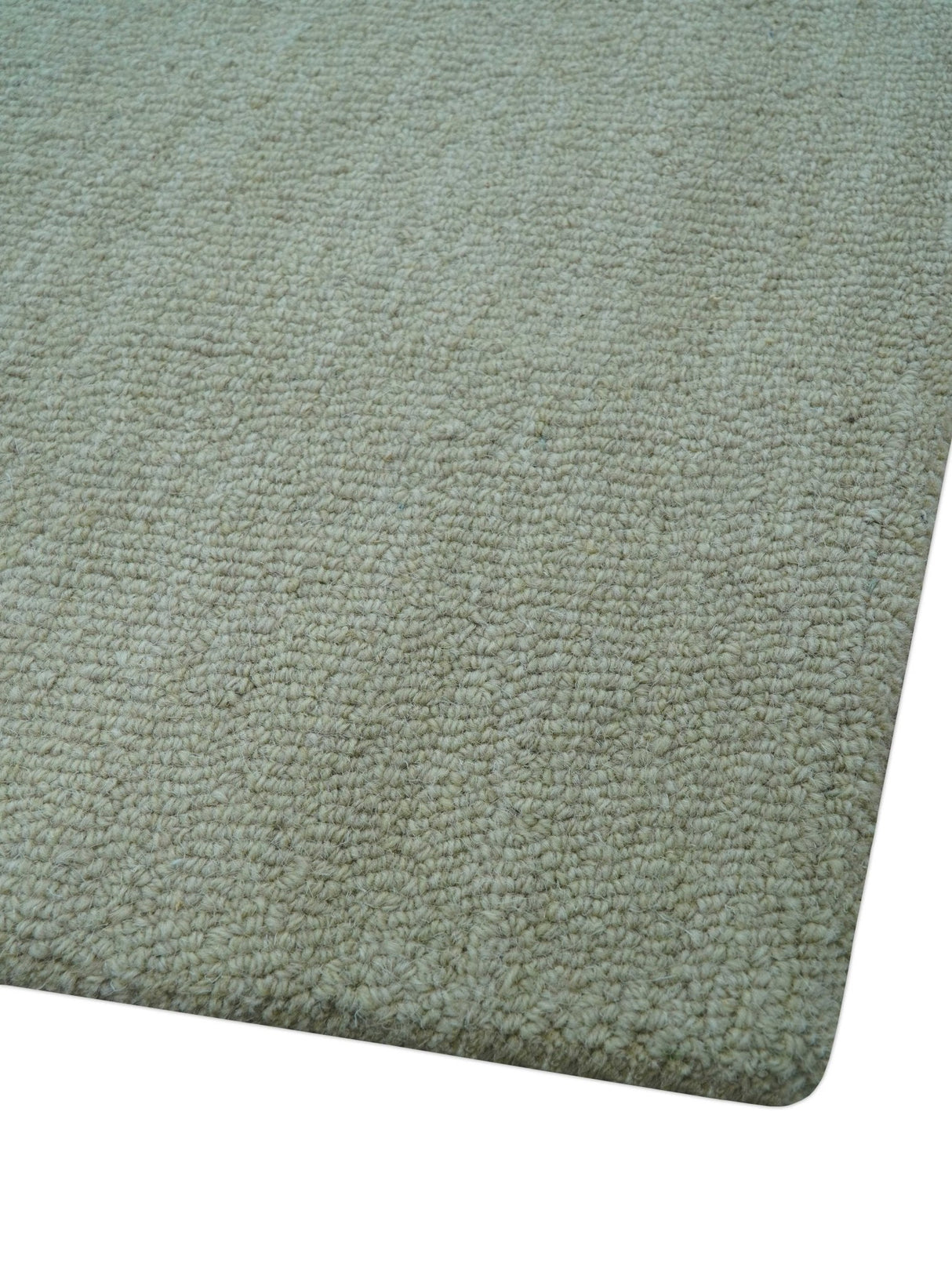 Azure Custom Made Modern Design Beige And Gray Hand Tufted Wool Rug