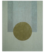 Azure Custom Made Modern Design Beige And Gray Hand Tufted Wool Rug