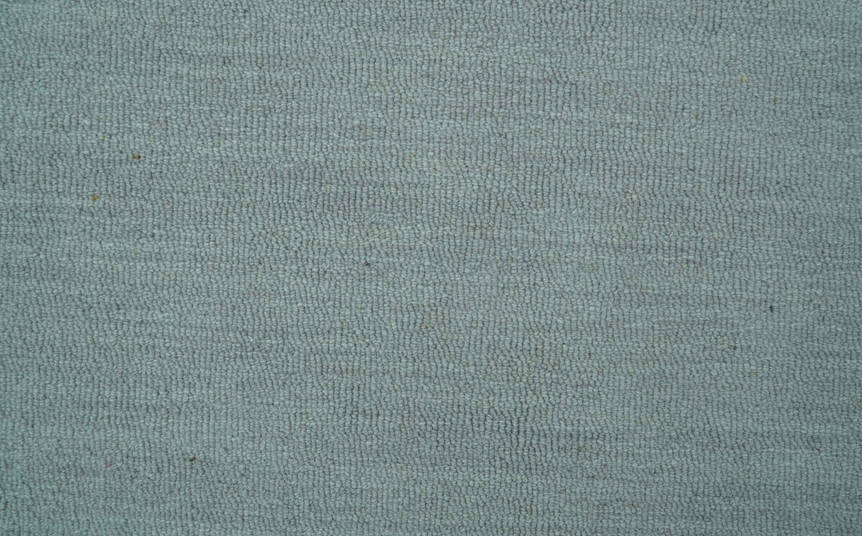 Azure Custom Made Modern Design Gray and Brown Hand Tufted Wool Rug